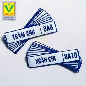 Nhãn Tên Học Sinh