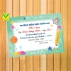 Giấy khen mầm non 04