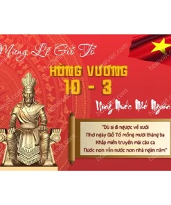 Mẫu giỗ tổ Hùng Vương 01