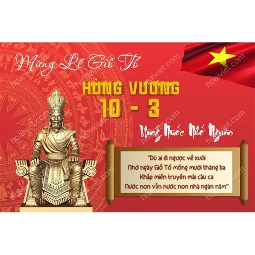 Mẫu giỗ tổ Hùng Vương 01