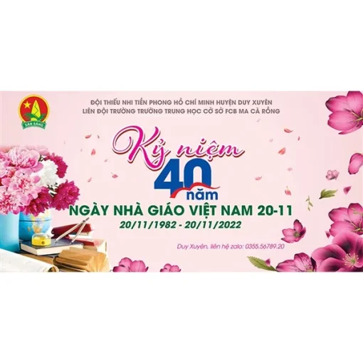 Phông nền Nhà giáo Việt Nam 07