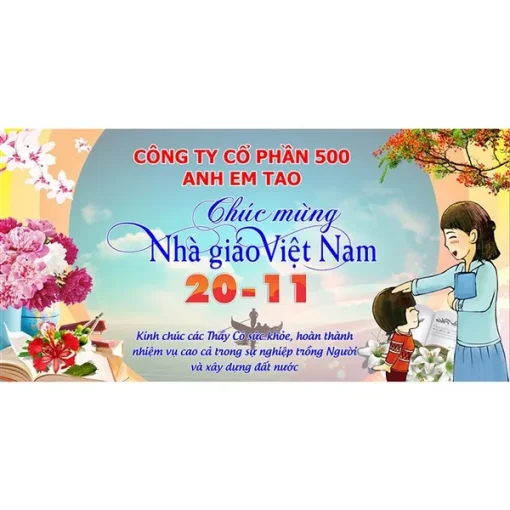 Phông nền Nhà giáo Việt Nam 08