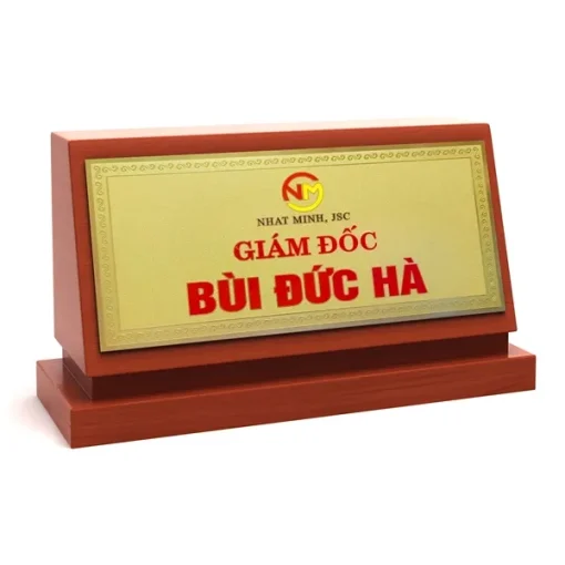 Biển chức danh để bàn 01