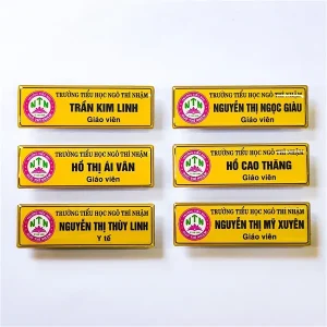 Thẻ tên inox đổ keo 01