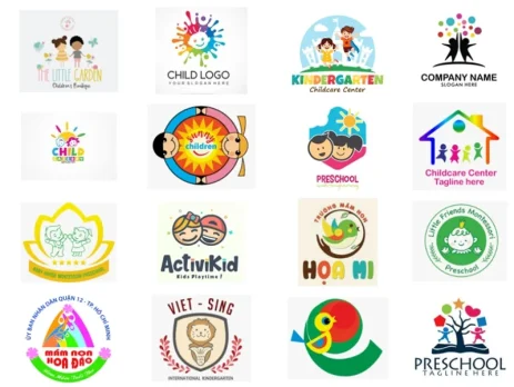 Logo trường mầm non