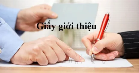 mẫu giấy giới thiệu của nhà trường