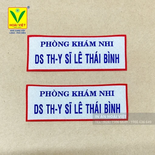 Bảng tên bệnh viện 4 Nhãn tên bệnh viện