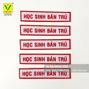 Bảng tên trường học 9 Bảng tên trường học bán trú