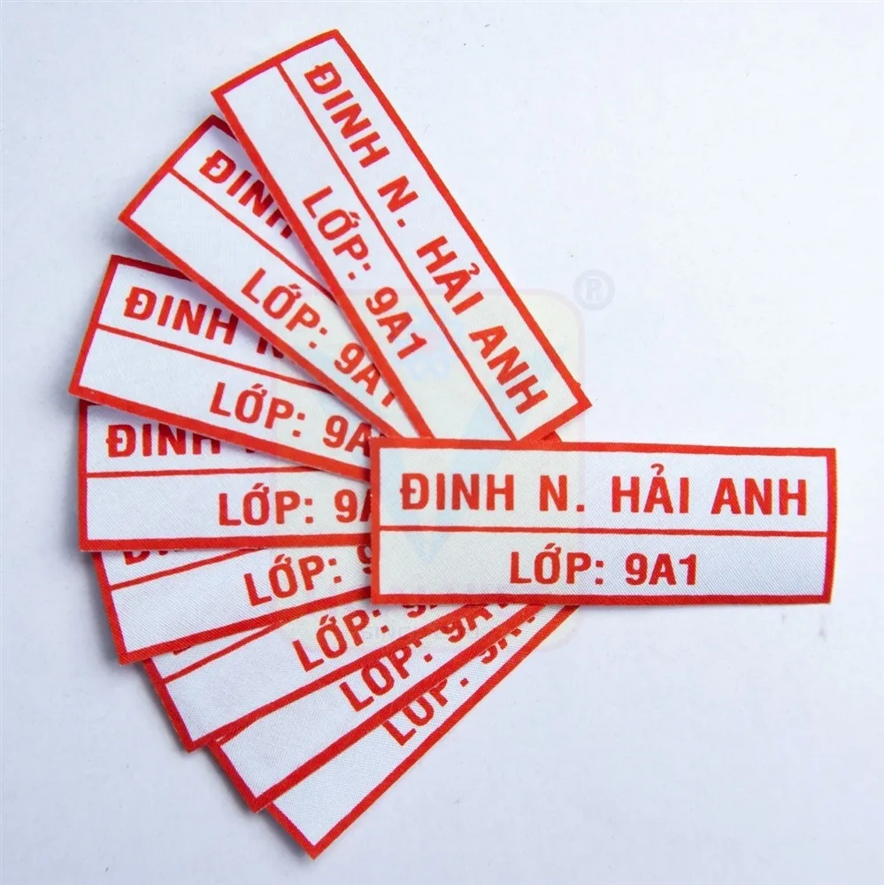 Bảng tên học sinh 8 Nhãn tên học sinh