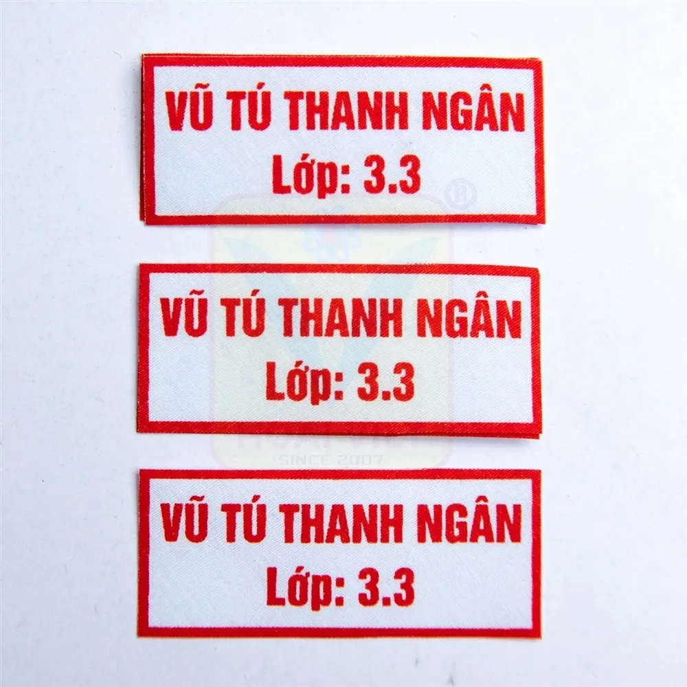 Bảng tên học sinh 10 Phù hiệu học sinh