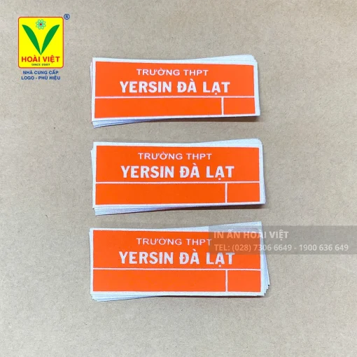 Phù hiệu nhận diện theo logo trường 5 Phù hiệu Nhận diện