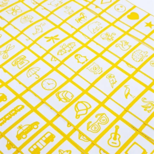 Nhãn decal biểu tượng dán đồ dùng cho bé 15 Decal biểu tượng mầm non hình con gấu dán trên ly uống nước cá nhân của bé