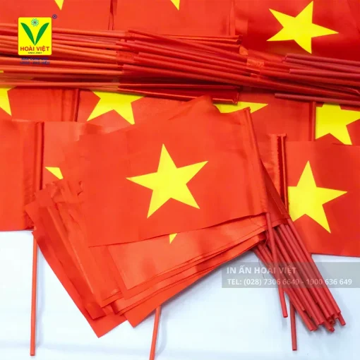 Cờ Tầm Tay 5 cờ cầm tay