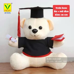 Gấu bông tốt nghiệp 13 Gấu bông tốt nghiệp dành tặng học sinh lớp 12 cuối cấp