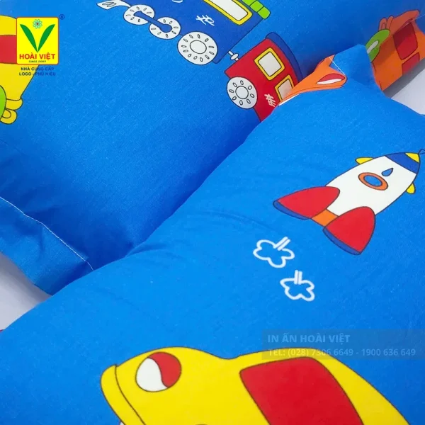 Bộ gối nệm cho bé với họa tiết động vật sinh động, thân thiện với trẻ nhỏ