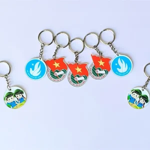 Móc khoá lưu niệm in cờ Tổ Quốc