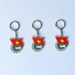 Móc khoá lưu niệm in cờ Tổ Quốc